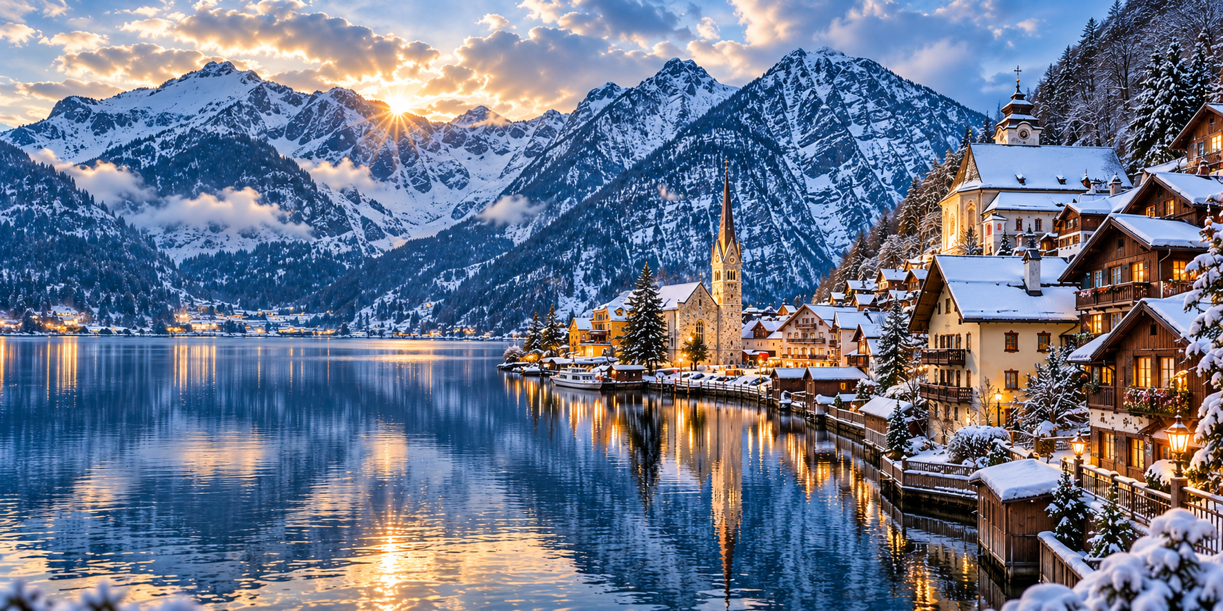 Danau Hallstättersee Keindahan Seperti Negeri Dongeng Salah Satu Desa Tertua